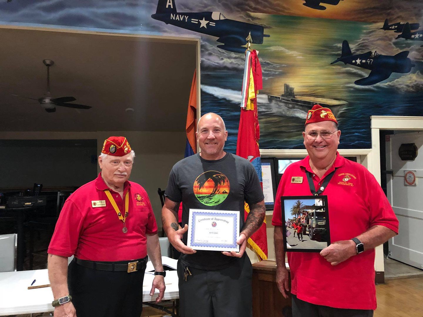 2018 MCAS Detachment 017 Inductions