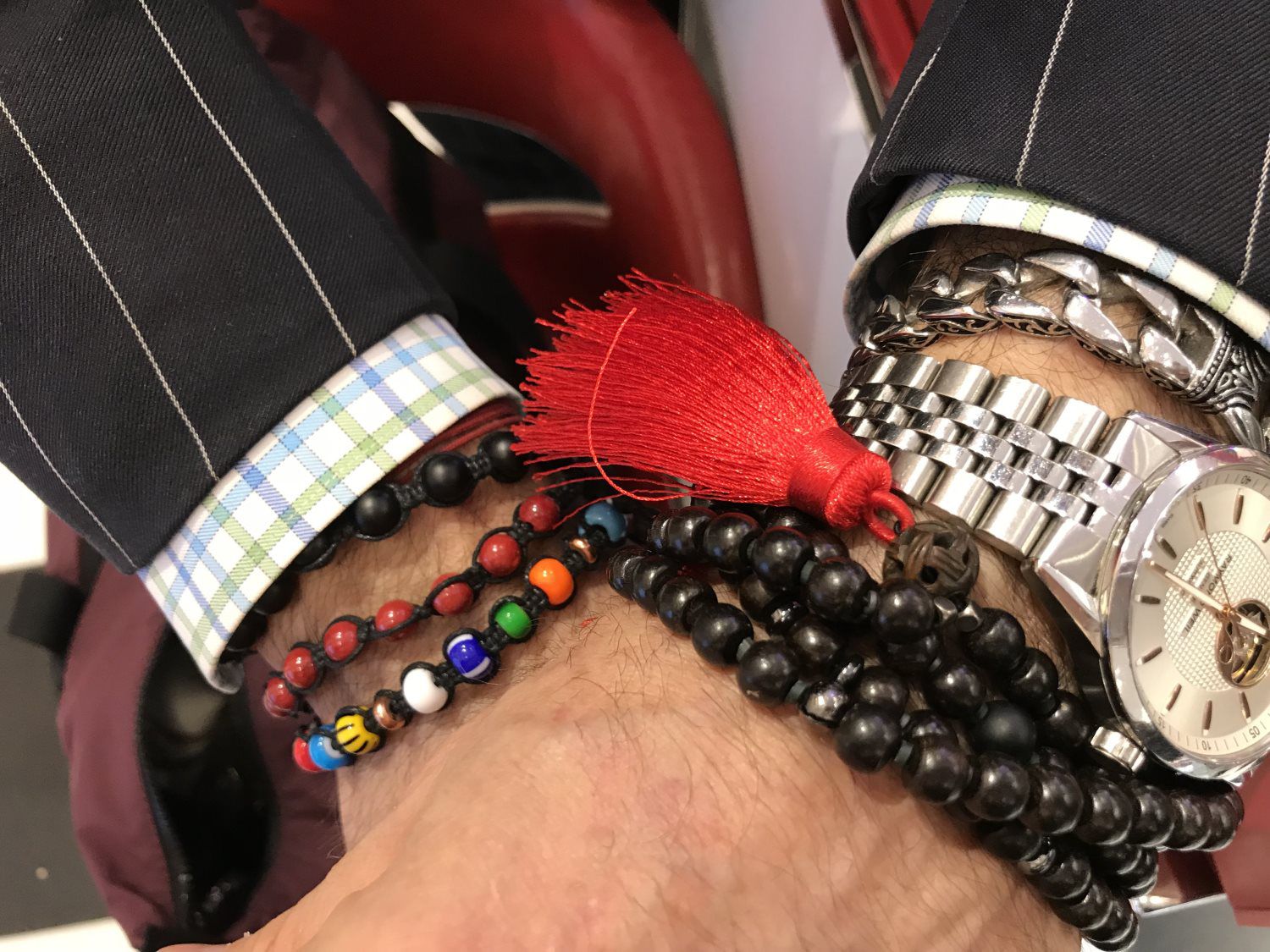 brown beads for mean bracelet