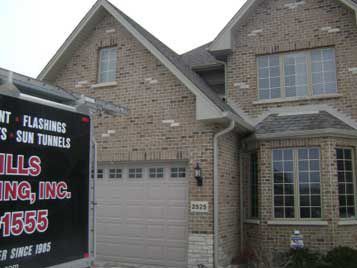 After with gutter change and new flashing