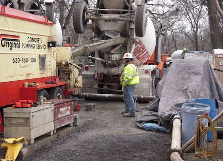 original concrete construction