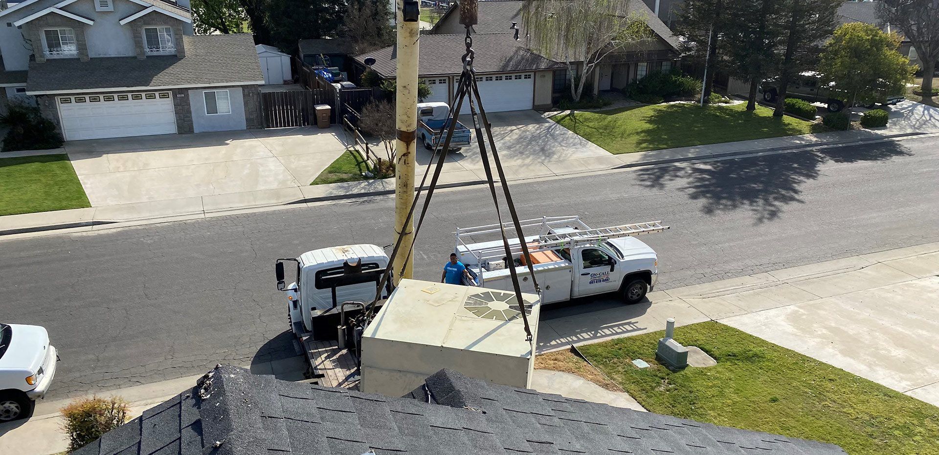 new ac air condition installation