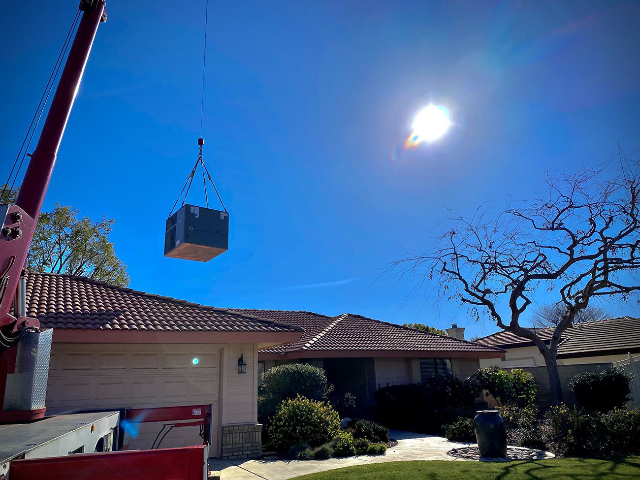 new ac air condition installation