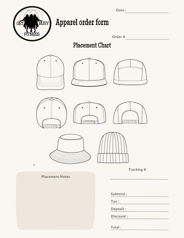 GBF Embroidery Shop Custom embroidery Chicago Get Busy Fitness