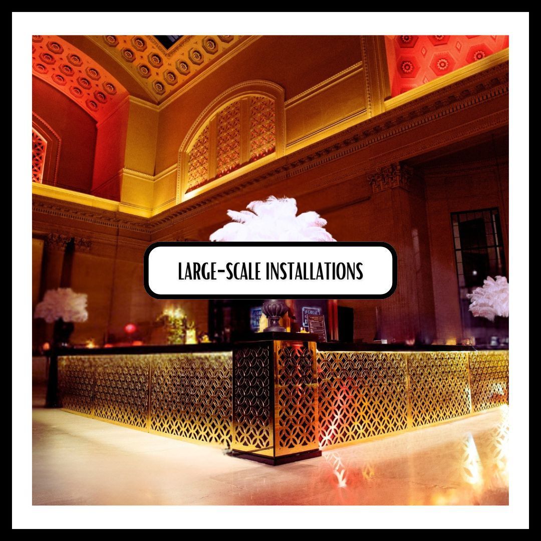 Large scale instalations