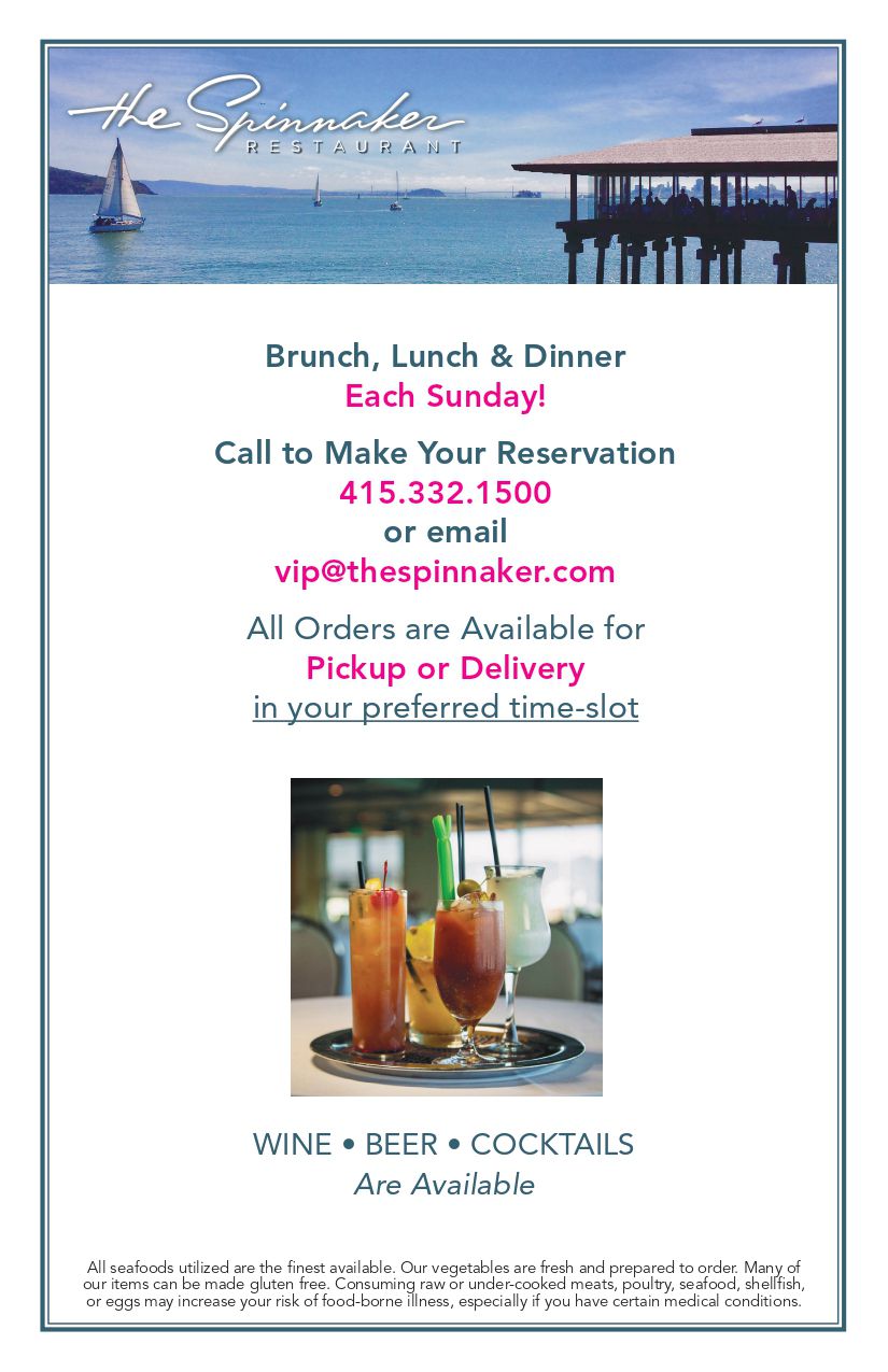Brunch ToGo Menu The Spinnaker