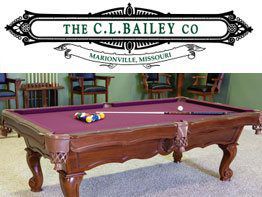 CL Bailey pool table