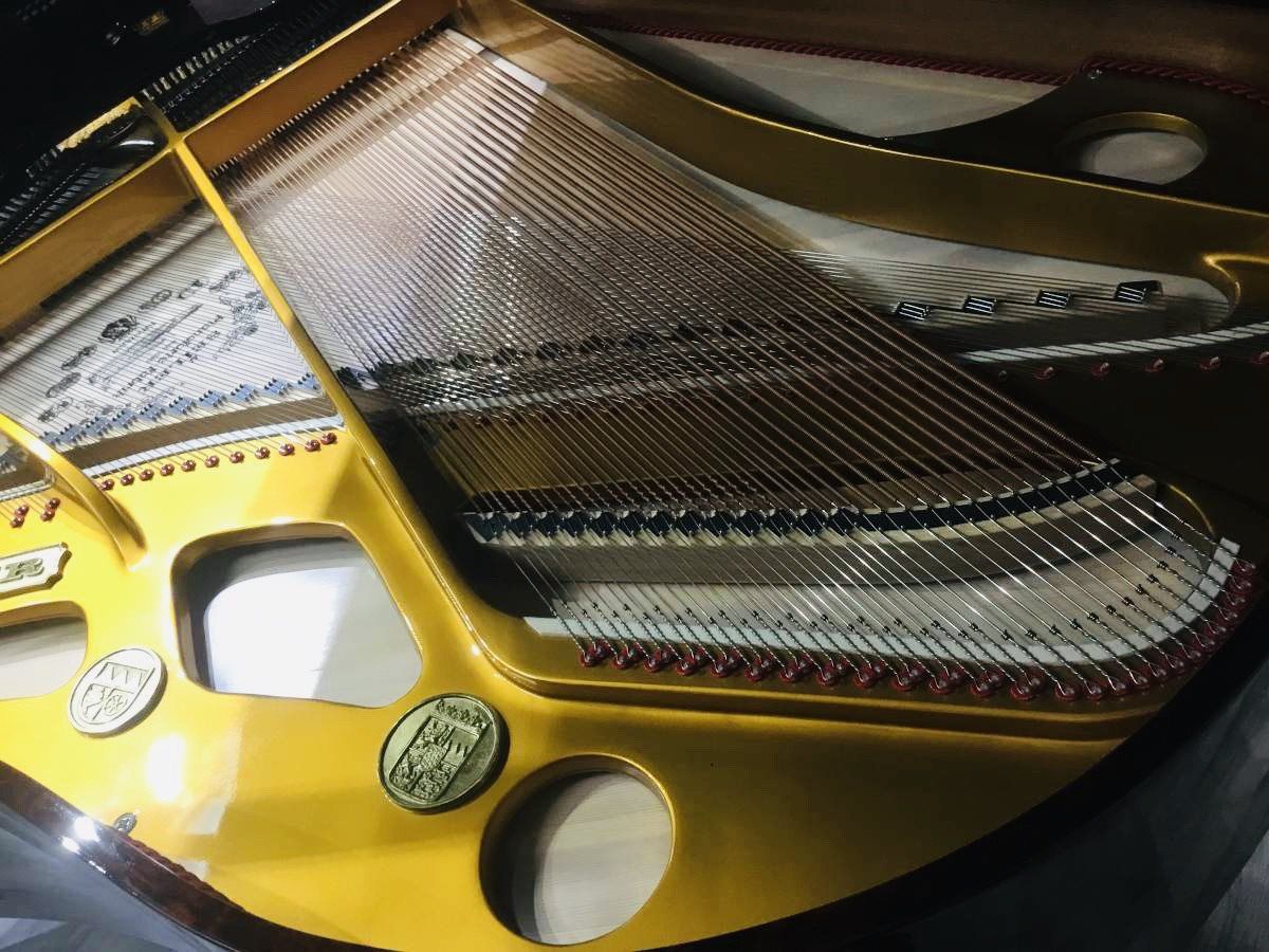 Pre-owned SEILER M-180 6' BUBINGA GRAND PIANO with player system is in stock for sale now at Pierre's Fine Pianos. 