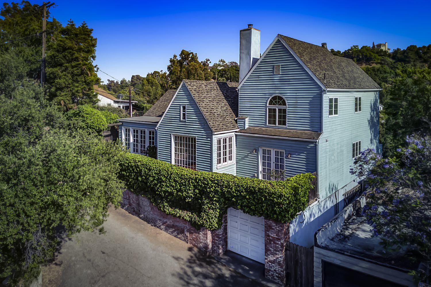Light blue house