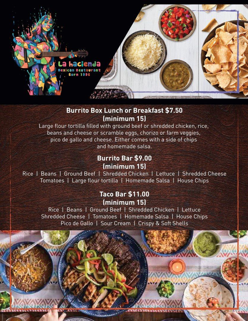 Catering LA Hacienda Mexican Restaurant