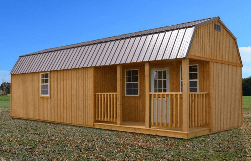 TREATED SIDE LOFTED BARN CABIN