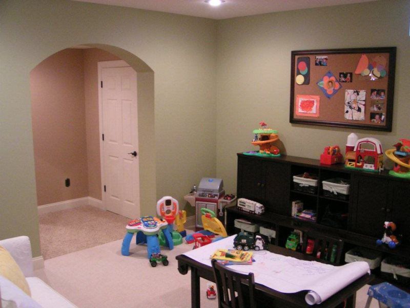 kids playroom finished basement