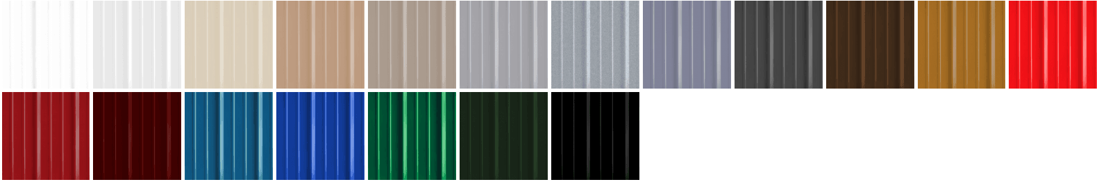 METAL TRIM COLORS