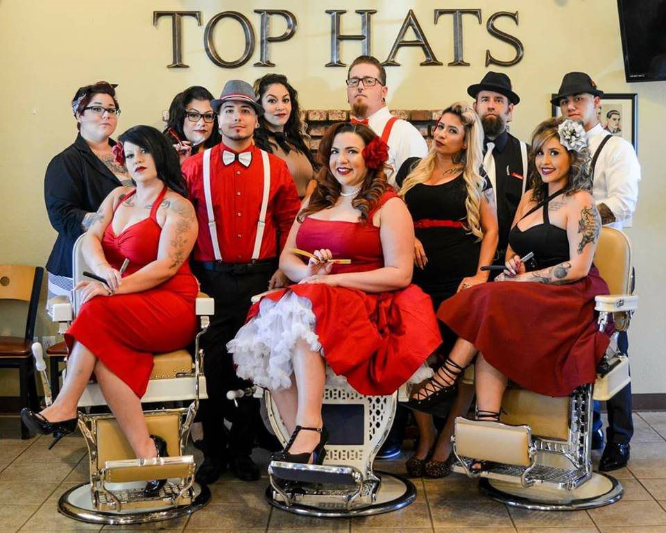 Shave and Haircut Top Hats Barber Shop
