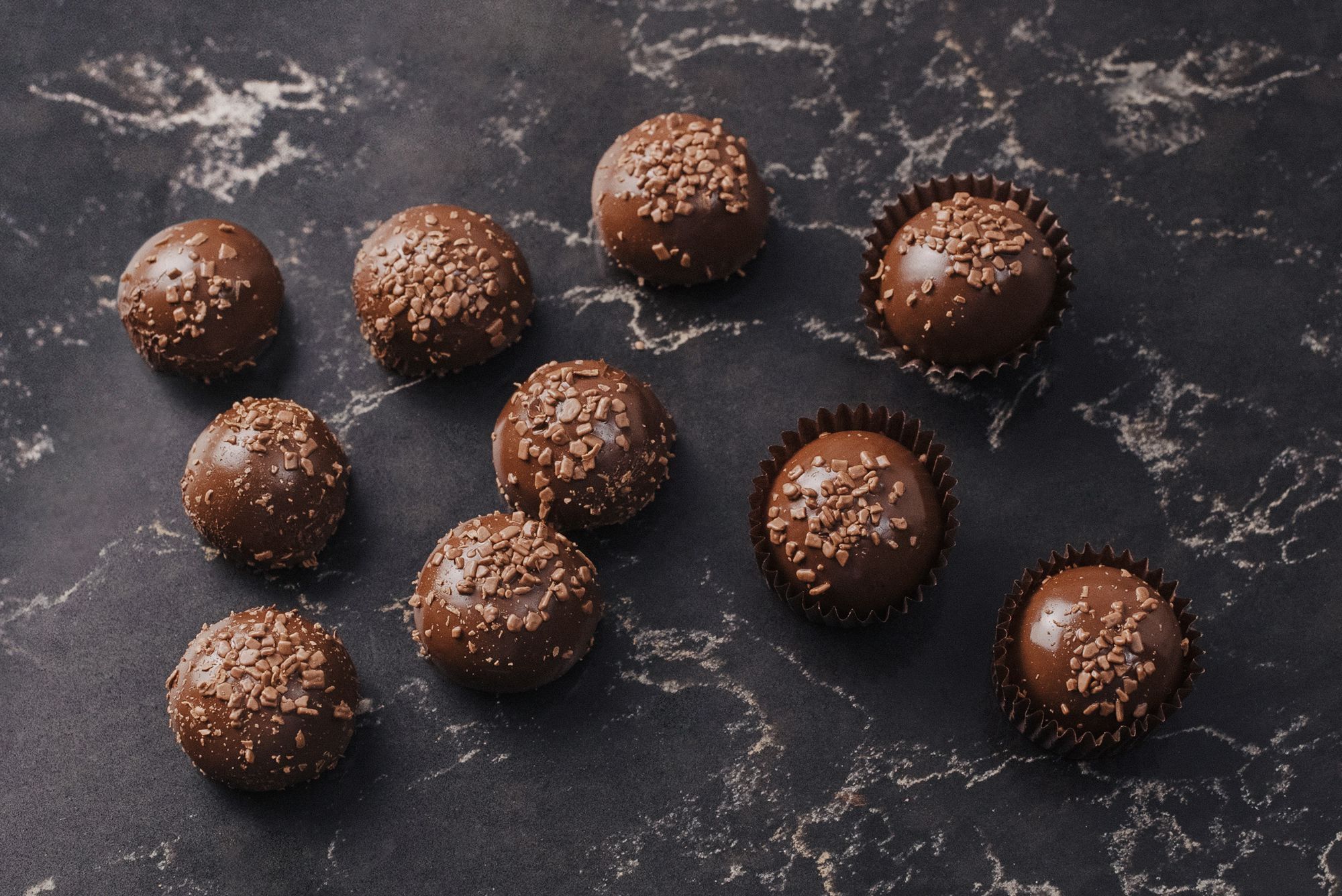 Round Chocolate Truffles