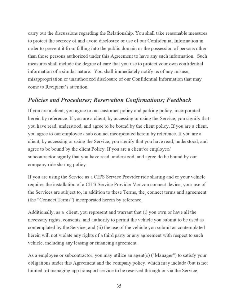 CH'S Service Provider