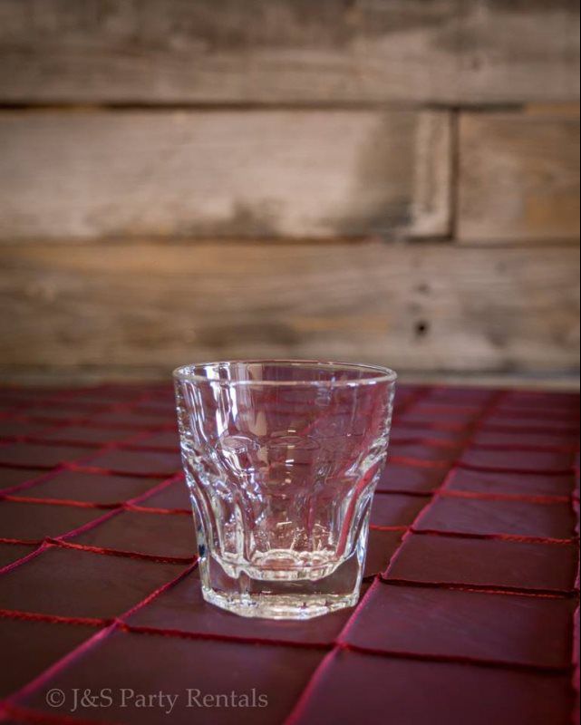 8oz Double Rock Glass