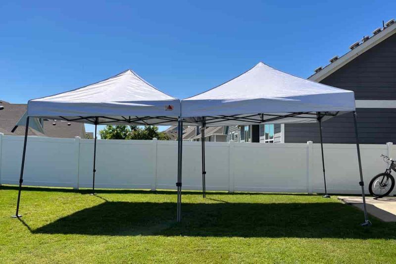 10×10 Canopies Side-by-side