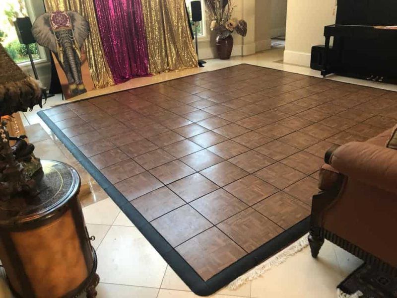 Dance Floor Installed
