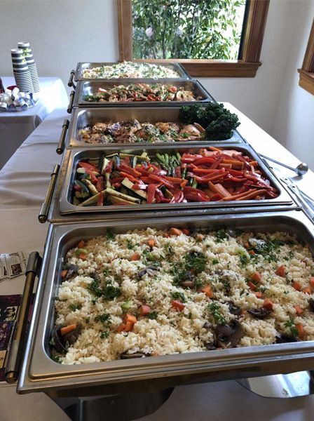 White rice w/veggies