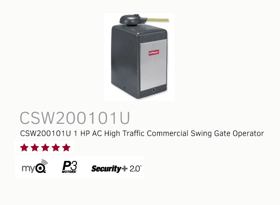 commercial swing gate opener