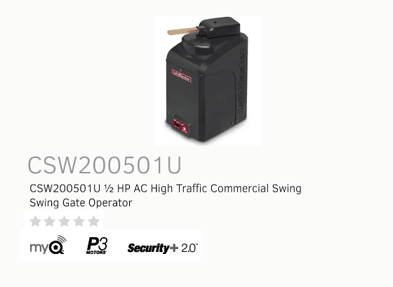 commercial swing gate opener