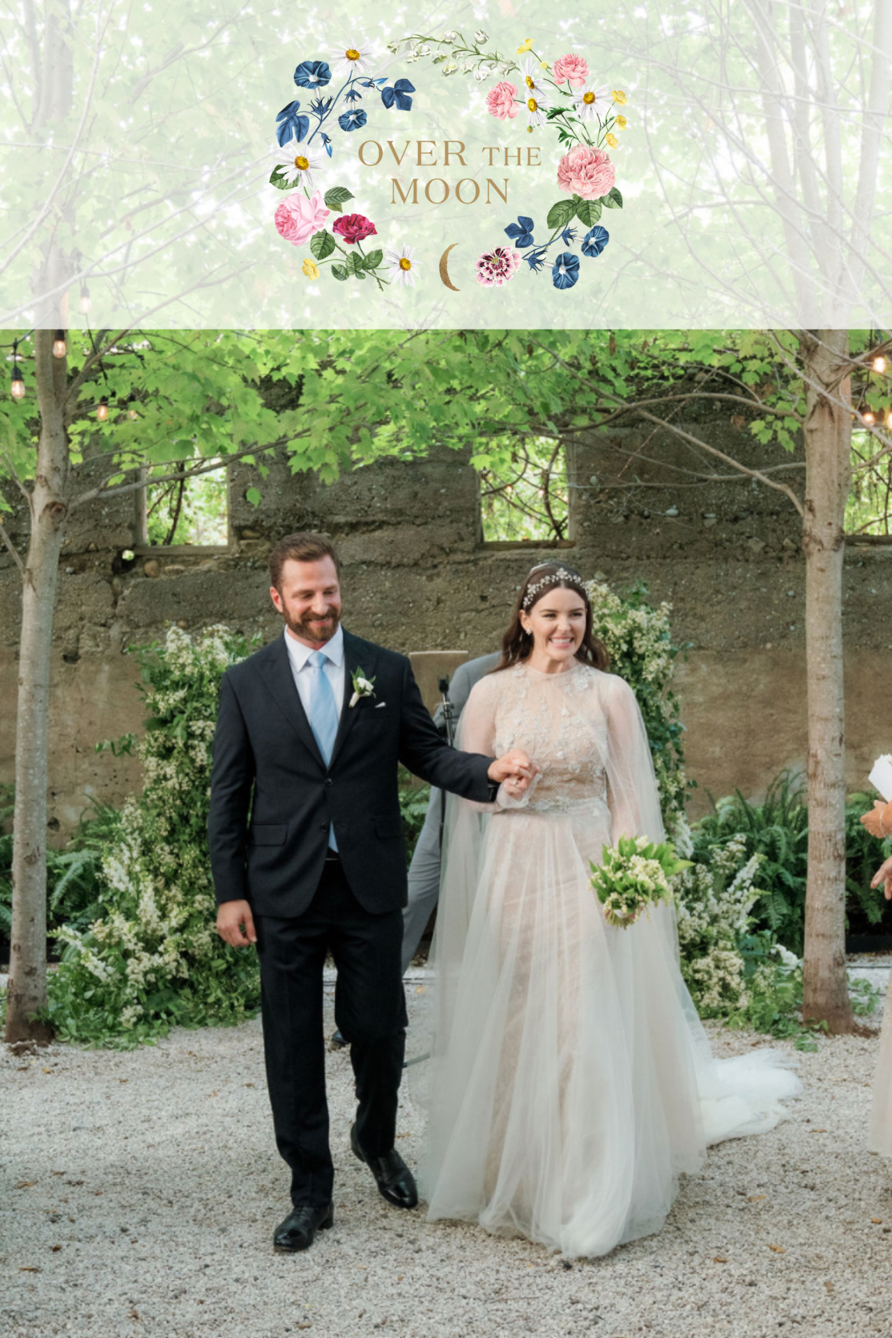 Married couple smiling