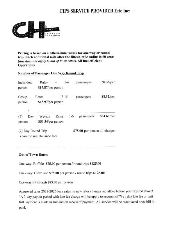 CH'S Service Provider