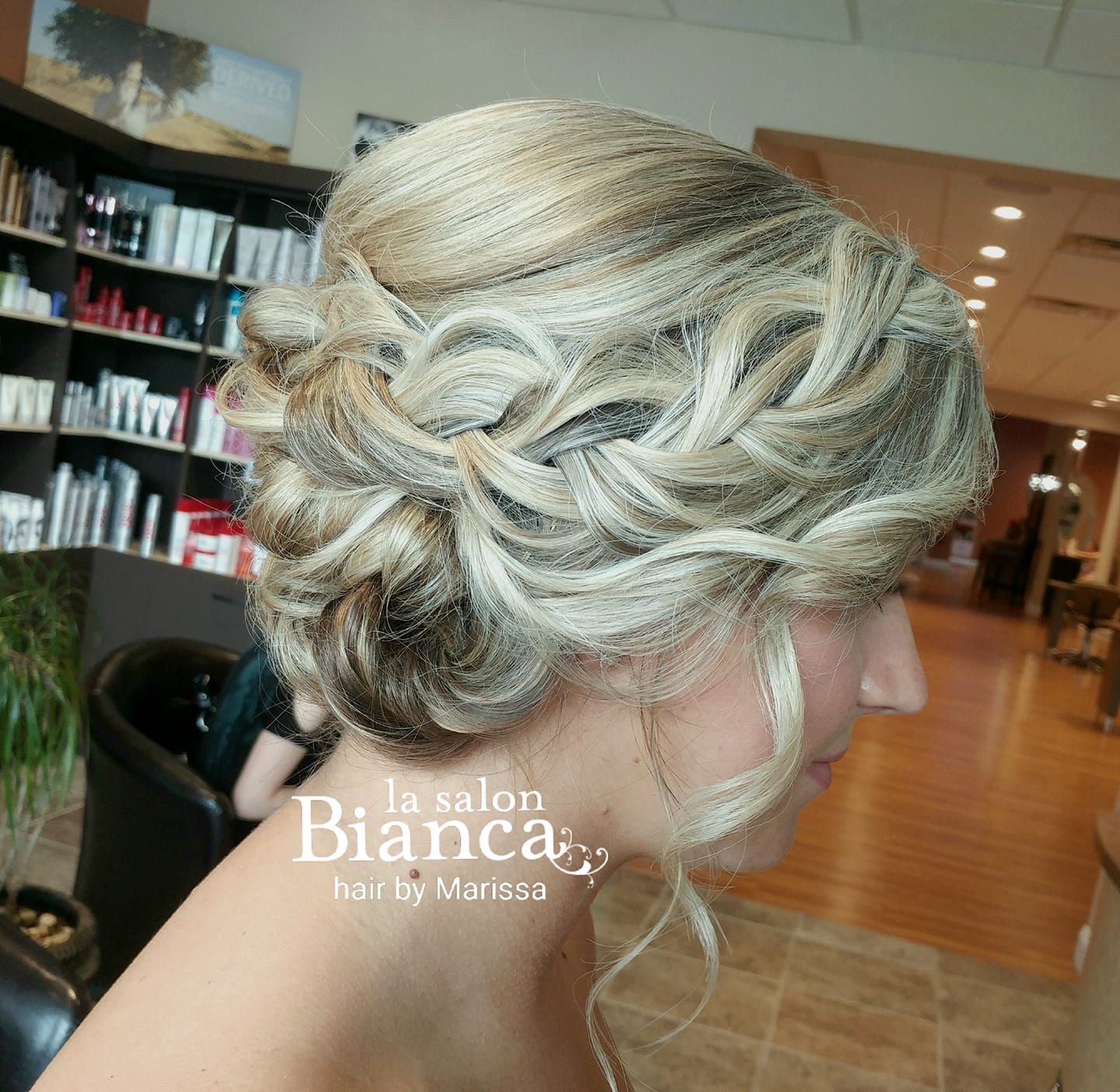 Formal Updo By Our Master Stylist Marissa La Salon Bianca