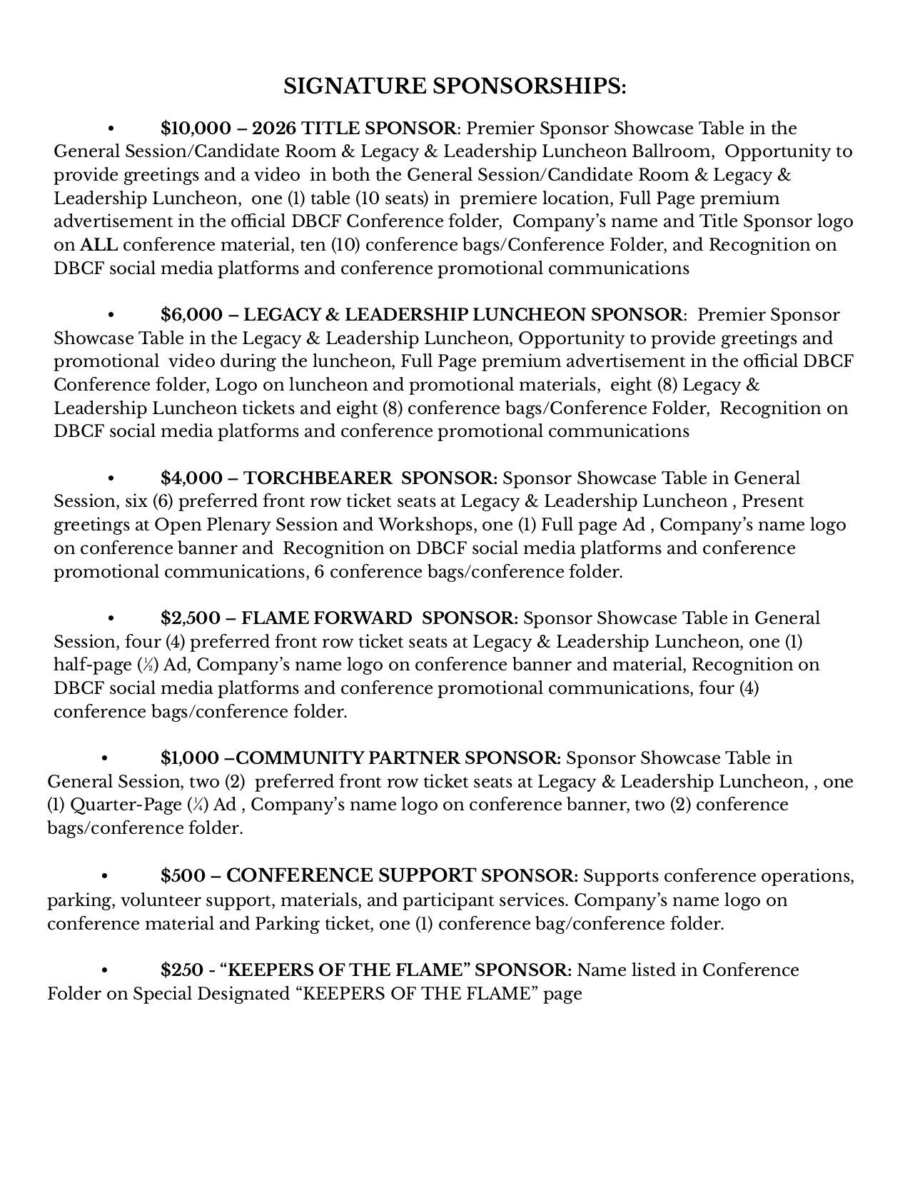 Annual Conference Partnership 2