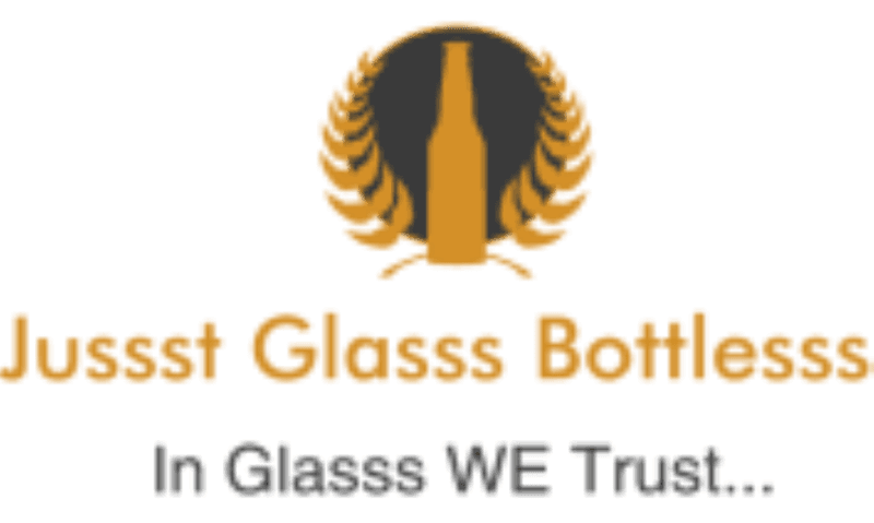 Jussst Glasss Bottlesss Logo