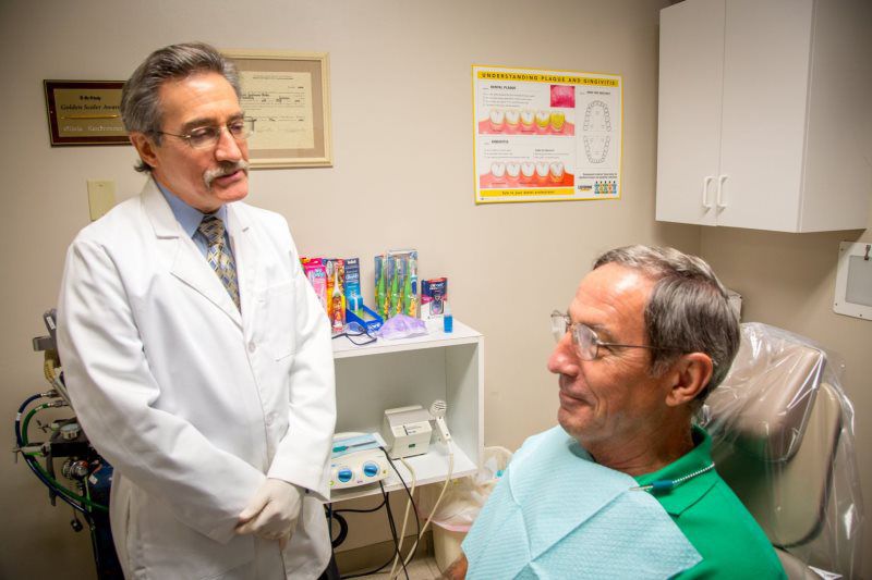 doctor consulting his patient