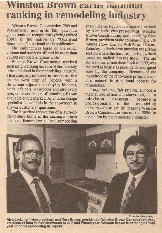 REMODELING IN KANSAS