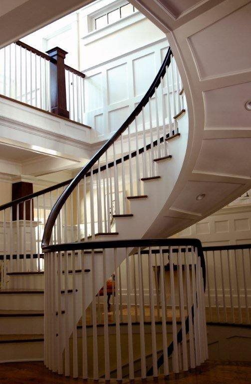Curved Rail Quality Stairs Inc