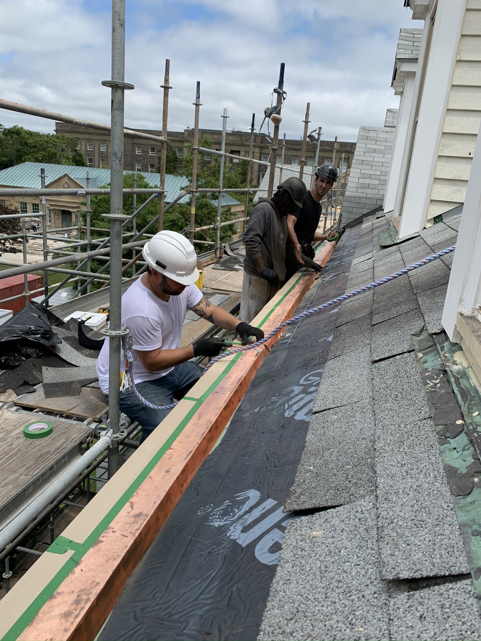 Copper gutter lining/waterproofing using Kemperol Liquid Membranes