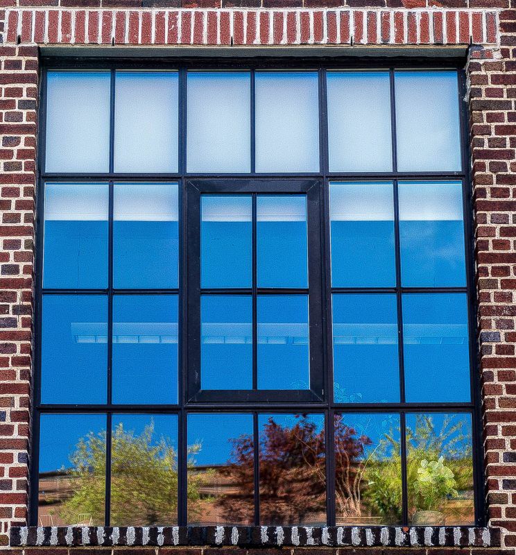 colored window installation