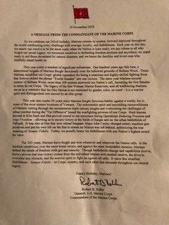 243rd Marine Corps Birthday Celebration