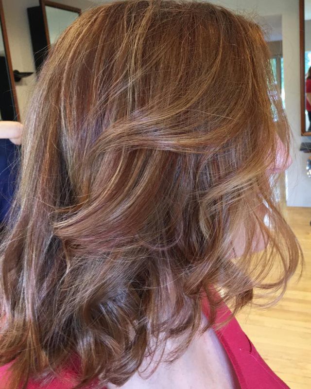 Hair color by Fernanda haircut by Rudy