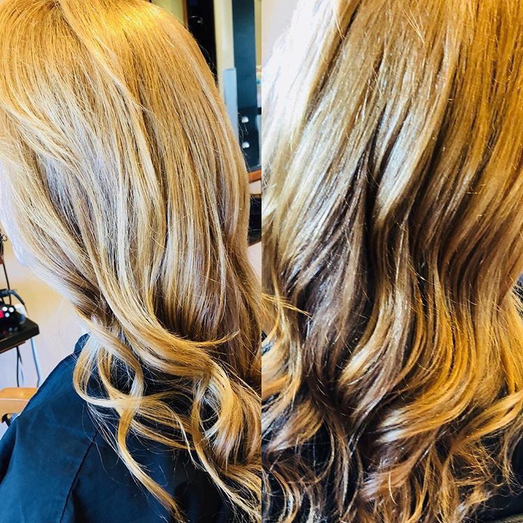 Hair color by Jan beach waves by Liz