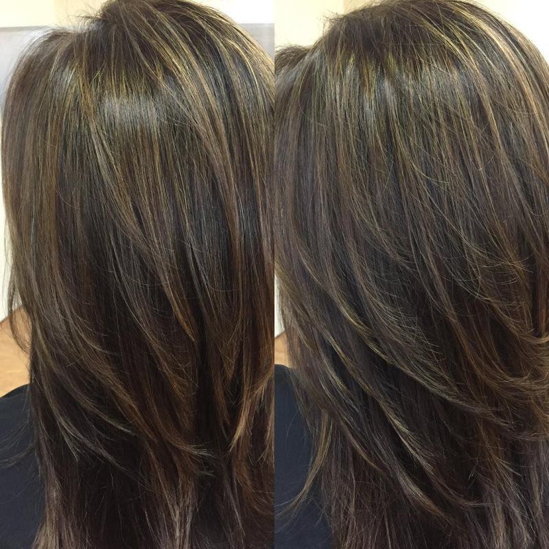 Highlights & haircut by Krisztina 