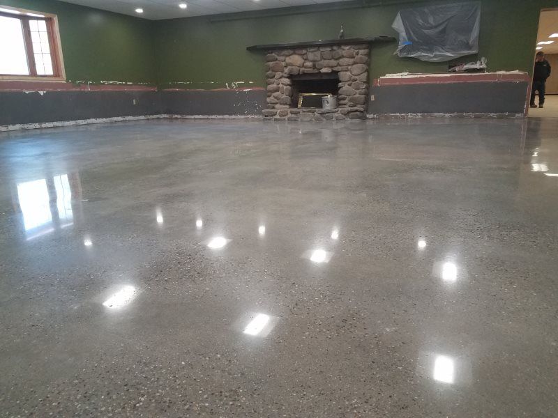 Polished & Stained flooring service