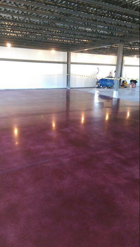 Polished & Stained flooring service