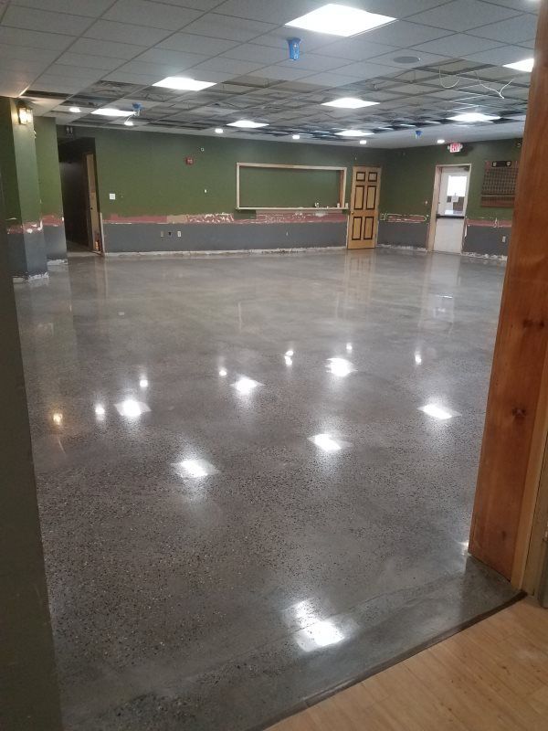 Polished & Stained flooring service