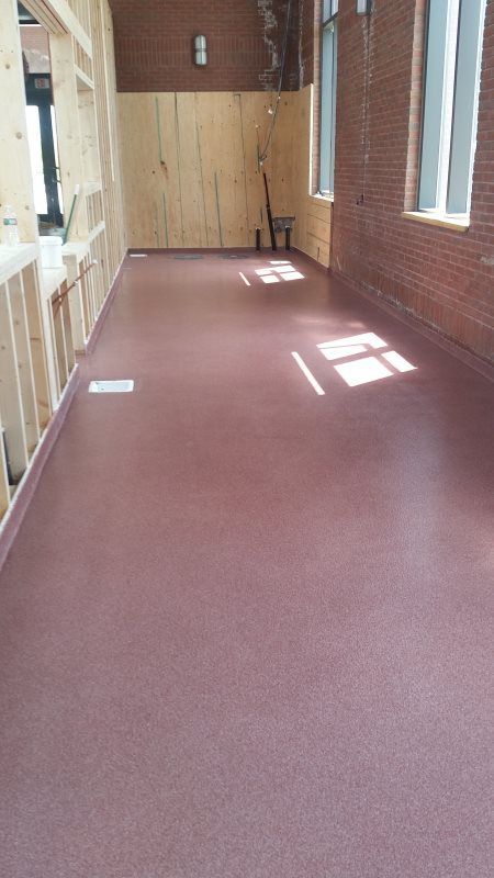 Poly-crete flooring service