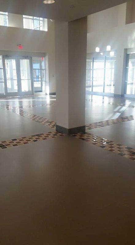 Polished & Stained flooring service