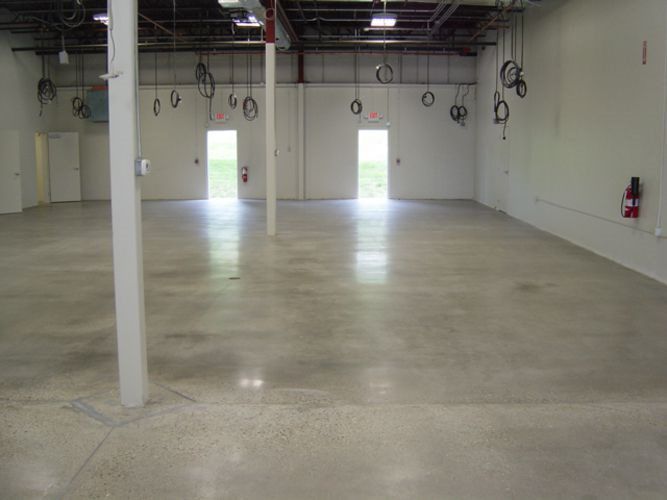 Polished & Stained flooring service