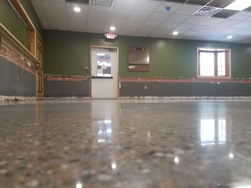 Polished & Stained flooring service