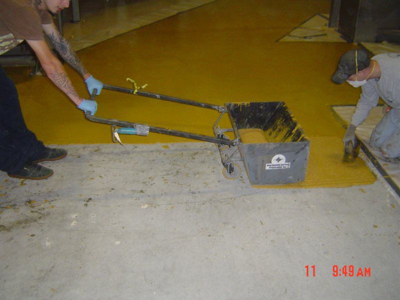 Poly-crete flooring service