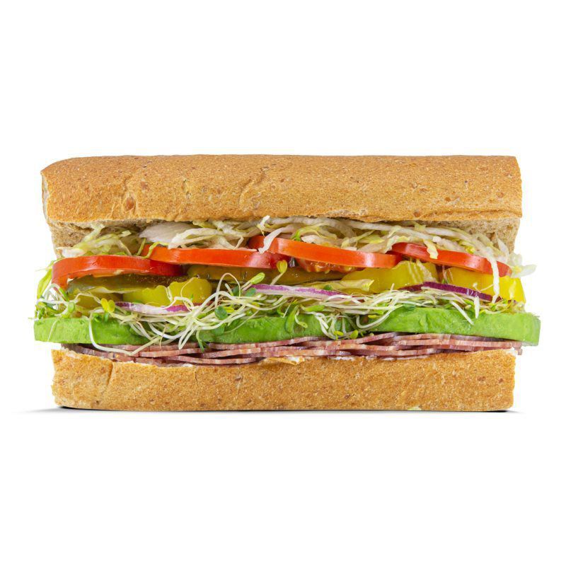 Salami, Avocado & Sprouts