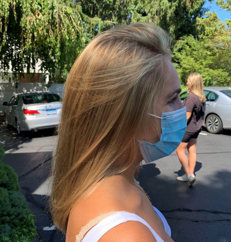 Hair color by Jan blow dry by Nancy