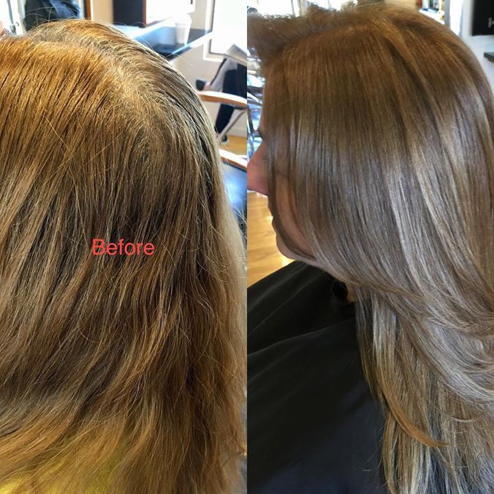 Color & haircut by Nancy